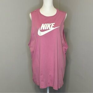 The Nike Tee Pink Muscle Tee